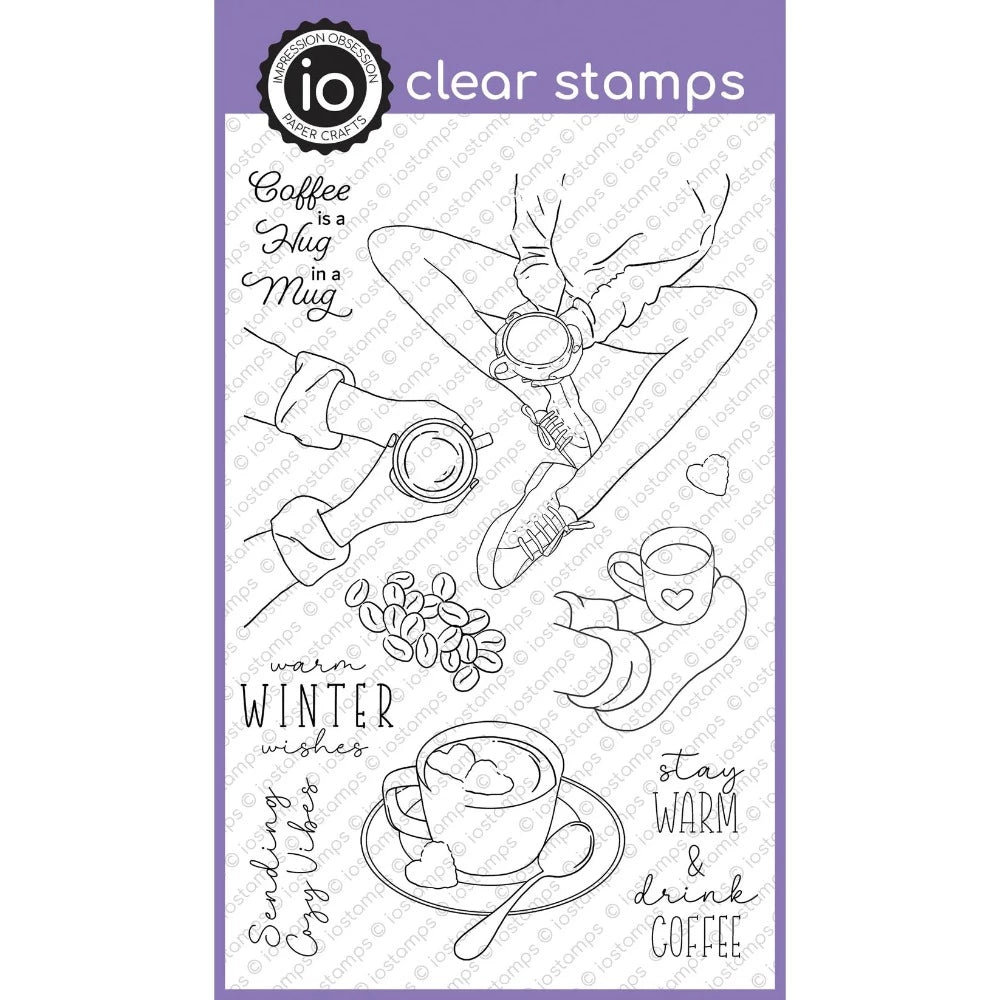 Impression Obsession Clear Stamps Cozy Vibes cl1280