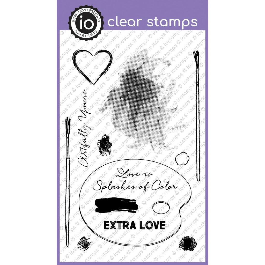 Impression Obsession Art of Love Clear Stamp Set cl1283