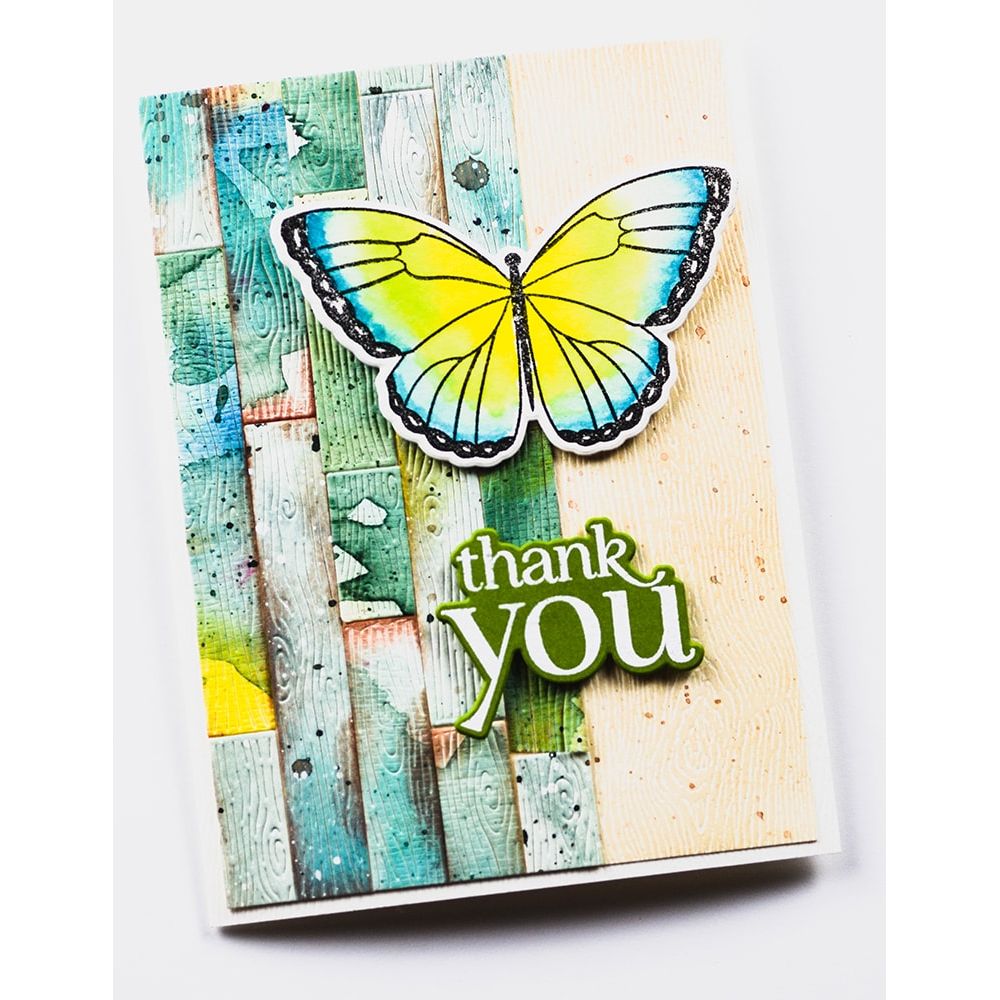 CL5289D-Memory Box Hello Butterfly Stamp And Die Set cl5289d thank you