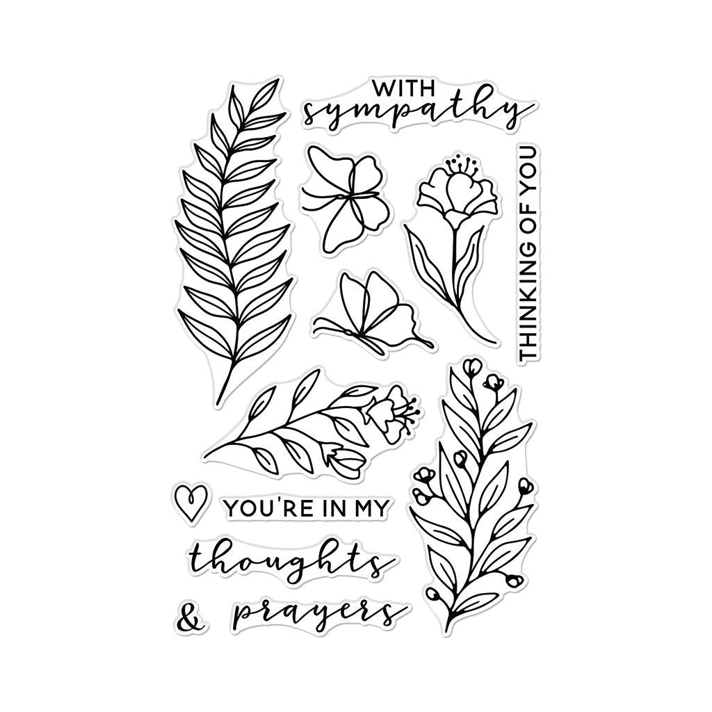 Hero Arts Clear Stamps With Sympathy cm722