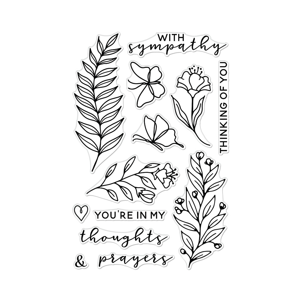Hero Arts Clear Stamps With Sympathy cm722