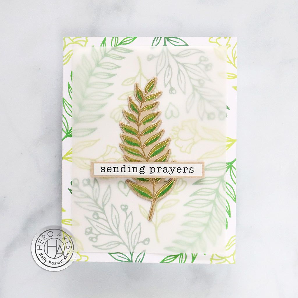 Hero Arts Clear Stamps With Sympathy cm722 sending prayers
