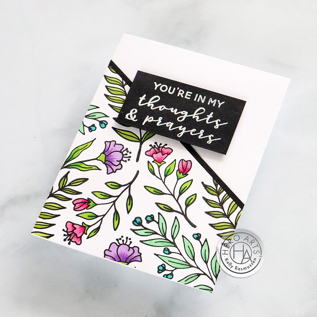 Hero Arts Clear Stamps With Sympathy cm722 you're in my thoughts