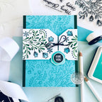 Hero Arts Clear Stamps Holiday Flourishes cm733 art journal