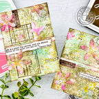 Hero Arts Clear Stamps Vintage Map and Ledger cm739 nature