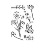 Hero Arts Clear Stamps Wild Flowers cm746
