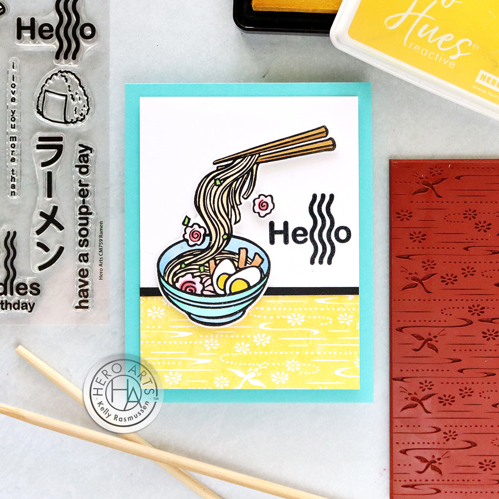 Hero Arts Clear Stamps Ramen cm759 hello