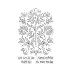 Hero Arts Clear Stamps Folk Art cm760