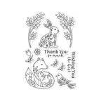 Hero Arts Clear Stamps Folk Animals cm761