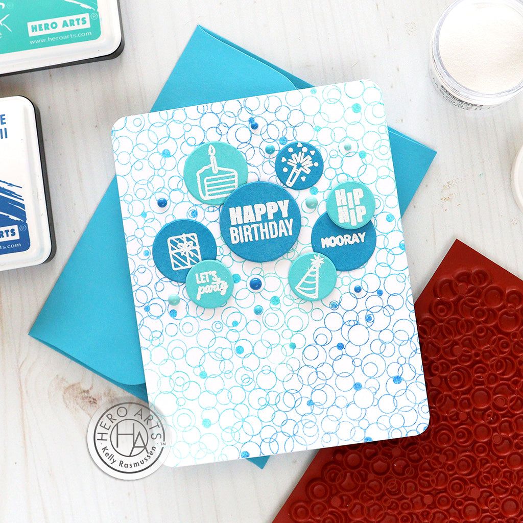 Hero Arts Your Day Messages Clear Stamps cm766 happy birthday