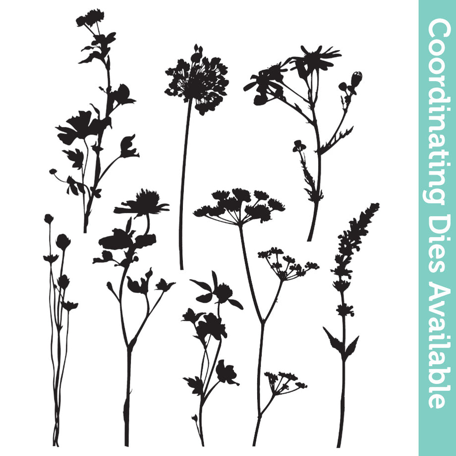 Tim Holtz Cling Rubber Stamps Wildflowers cms253 – Simon Says Stamp