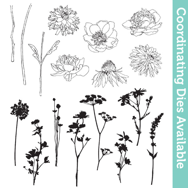 Tim Holtz Cling Rubber Stamps Mini Bouquet CMS269 – Simon Says Stamp