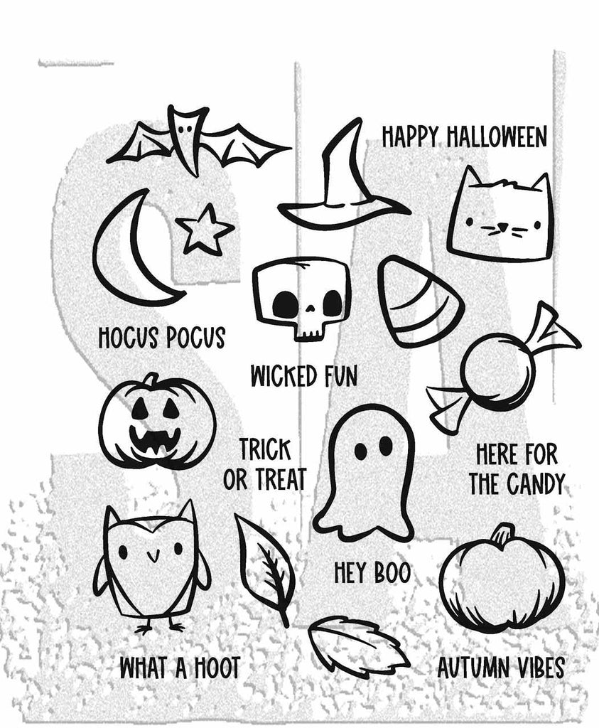 Tim Holtz Cling Rubber Stamps Tiny Frights cms468