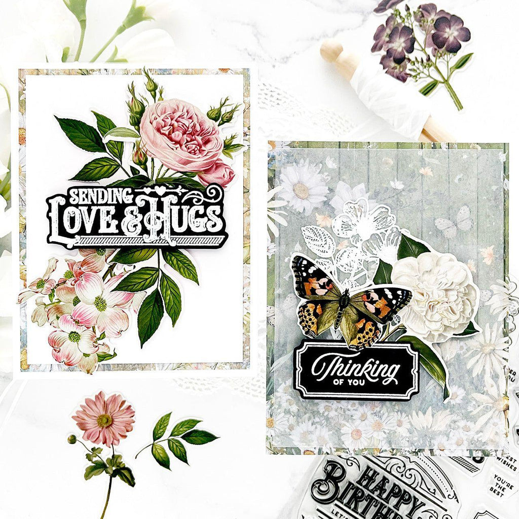 Simon Says Clear Stamps Etched Greetings sss202519c Vintage Greeting Cards  | color-code:ALT01