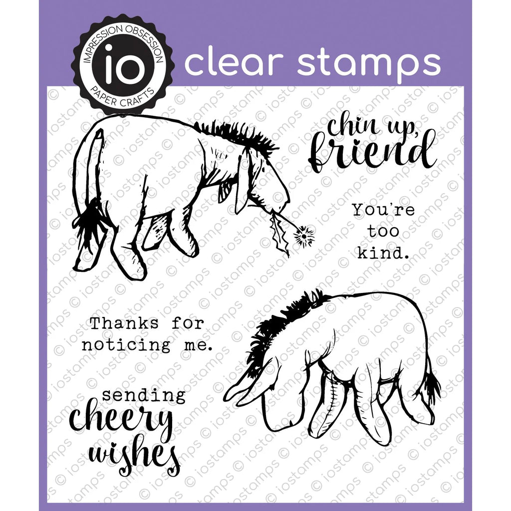 Impression Obsession Eeyore Friendship Clear Stamp Set cs1339