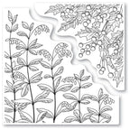 Memory Box Leaves and Berries Cling Stamps cs2084