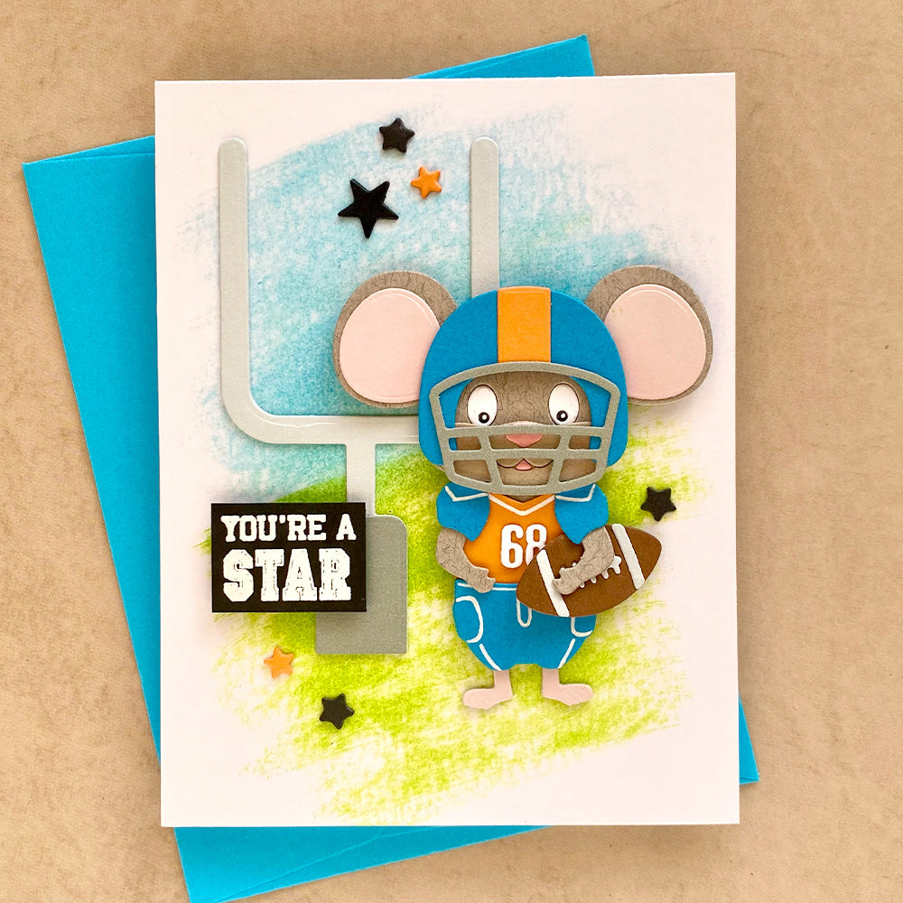 Elizabeth Craft Designs Sport Sentiments Clear Stamps cs412