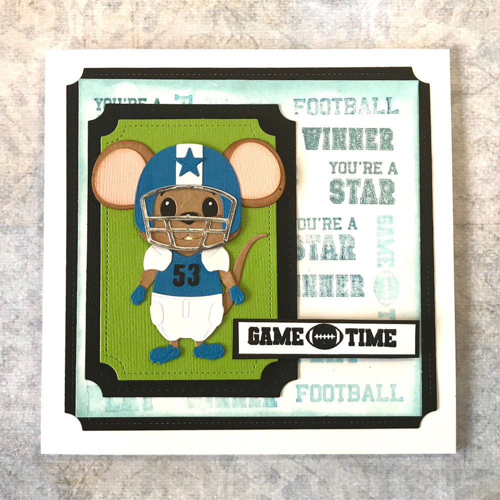 Elizabeth Craft Designs Sport Sentiments Clear Stamps cs412