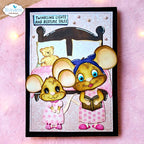 Elizabeth Craft Designs Snuggle Season Sentiments Clear Stamps cs463