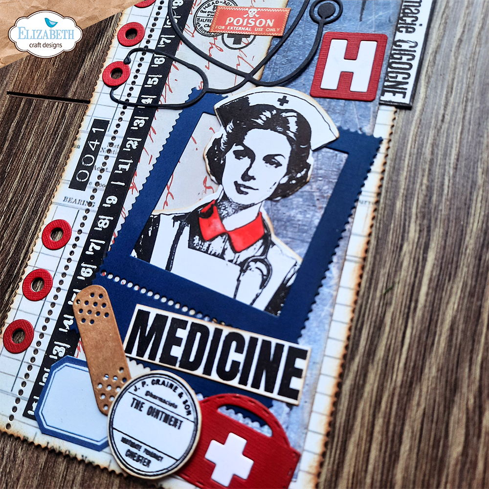 Elizabeth Craft Designs Pocket Page Fillers and Florence Stamp and Die Bundle