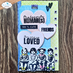 Elizabeth Craft Designs Favorite Humans Stamp and Die set csd355 you are loved