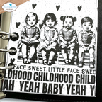 Elizabeth Craft Designs Favorite Humans Stamp and Die set csd355 childhood