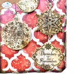 Elizabeth Craft Designs December Romance Stamp and Die Set csd368 baubles