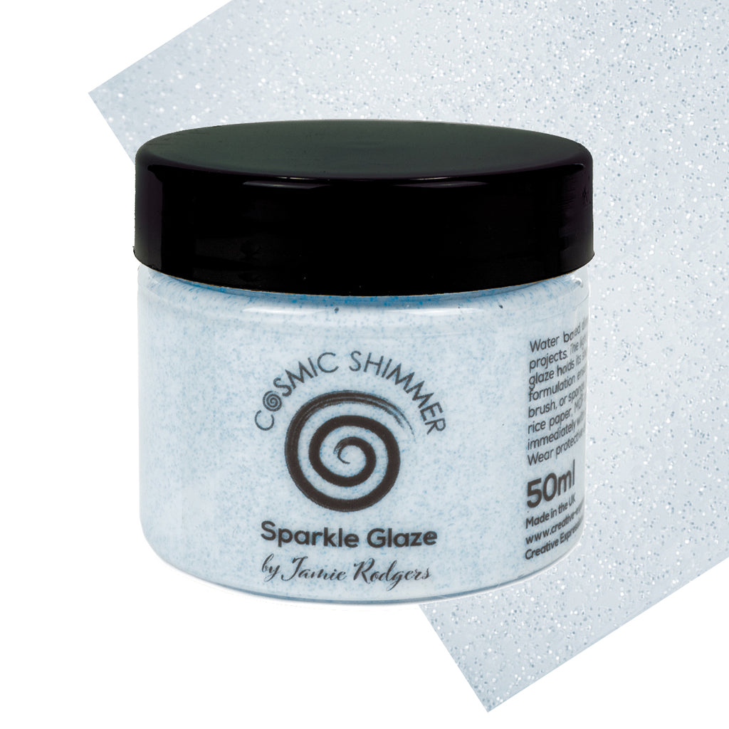 Cosmic Shimmer Sparkle Glaze Icy Smoke cssgicy