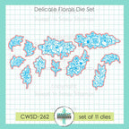 Sweet 'N Sassy Delicate Florals Dies cwsd-262