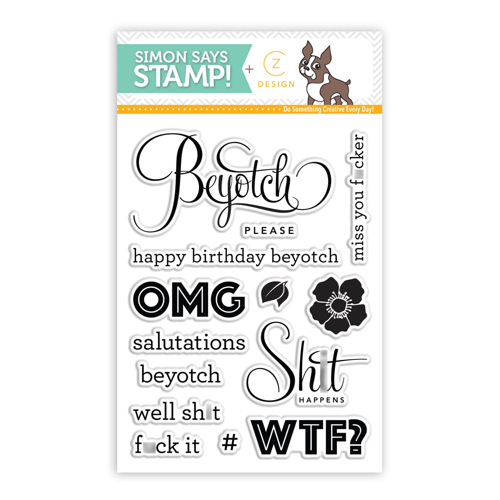 CZ Design Clear Stamps SALTY LADIES No. 1 CZ02