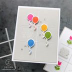 CZ Design Stamps and Dies A2 Grid Basics Bundle set1065ag Birthday Card | color-code:ALT03