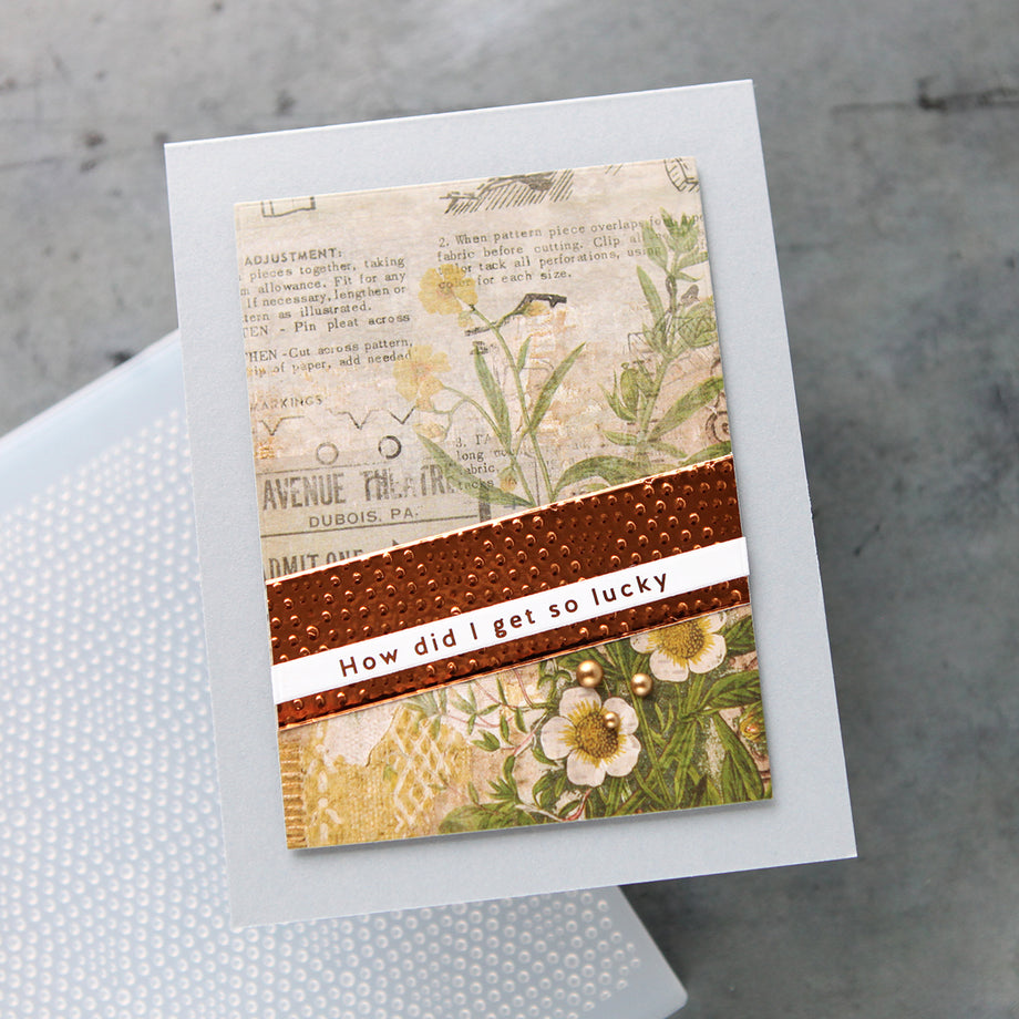 Simon Says Stamp Embossing Folder Dotted Diamond sf503 You