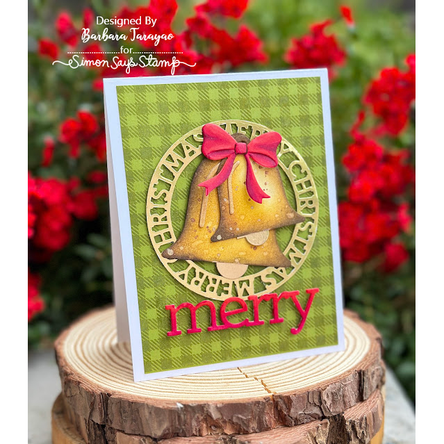 CZ Design Bells Wafer Dies czd319 Sending Cheer Barbara Tarayao Festive Merry Card | color-code:ALT03