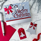 CZ Design Bells Wafer Dies czd319 Sending Cheer Emily Midgett Merry Christmas Card and Tags