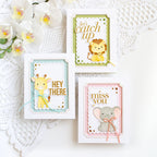 CZ Design Classic Friendship Wafer Dies czd291c Always There Cute Critter Card Set Heather Hoffman | color-code:ALT01