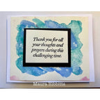 CZ Design Clear Stamps Bereavement Thank Yous cz3101c In My Heart Bereavement Thanks Card