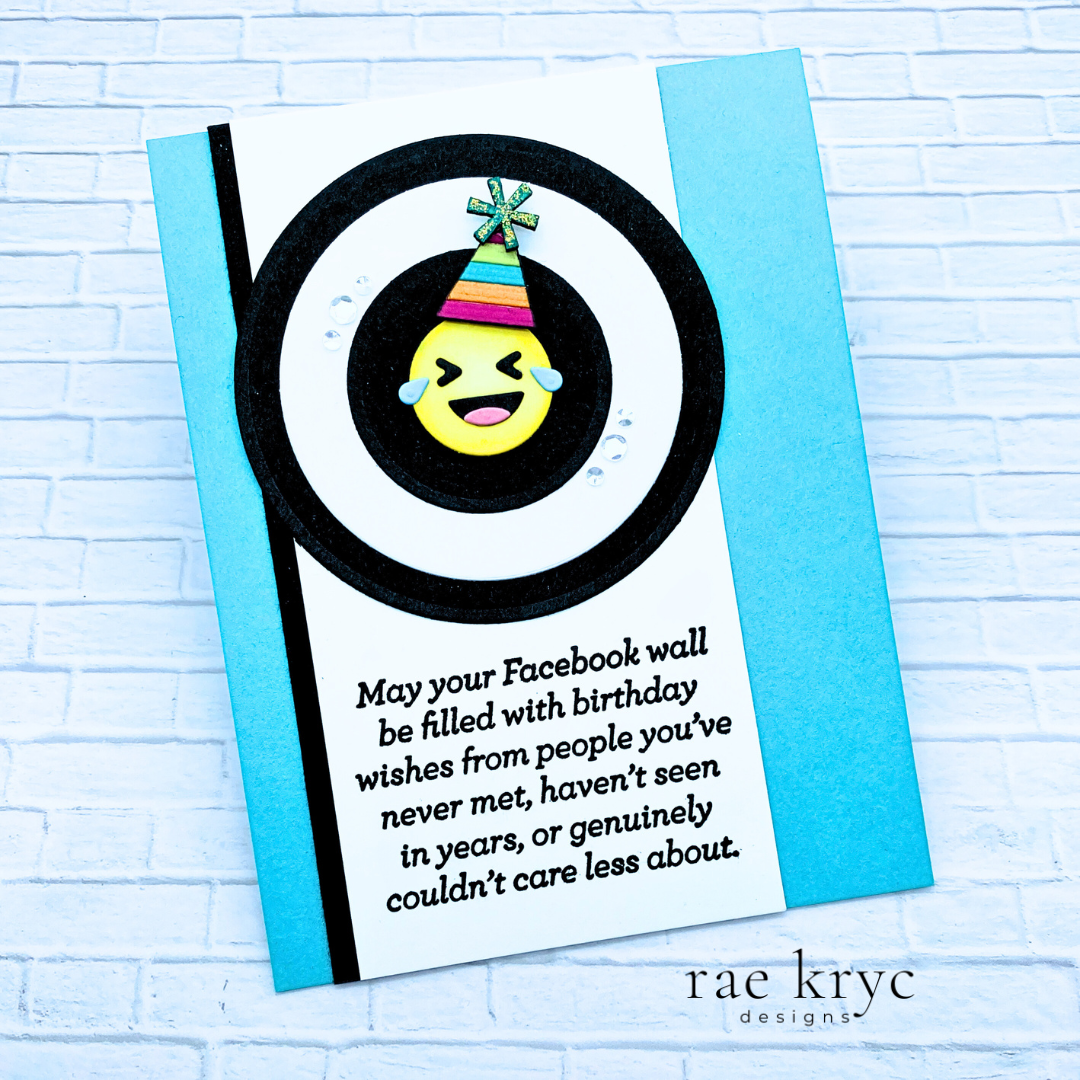 CZ Design Clear Stamps Inside Greetings Birthday cz291c STAMPtember Funny BIrthday Card Rae Kryc
