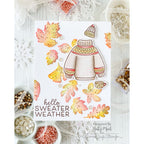 CZ Design Clear Stamps Sweater Weather cz73c Nicky Meek Cozy Fall Card