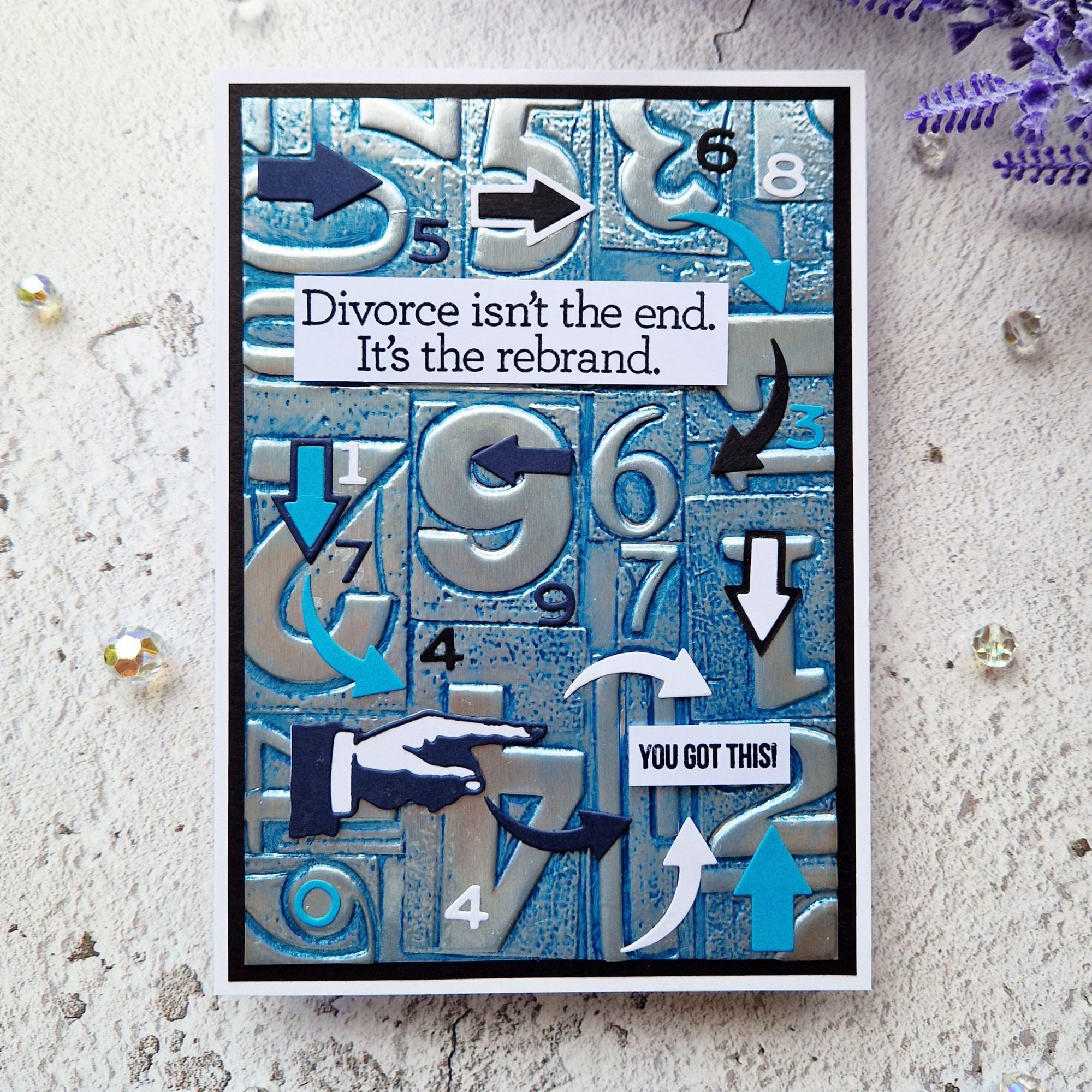 CZ Design Clear Stamps The Divorce Upside cz3105c Shine On Funny Divorce Card Jane Tyrell