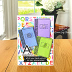 CZ Design EZ Strips XL Reverse Best Teacher czez014 Every Happiness Beth Opel Shaker School Card