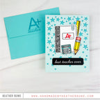 CZ Design EZ Strips XL Reverse Best Teacher czez014 Every Happiness Heather Ruwe School Card