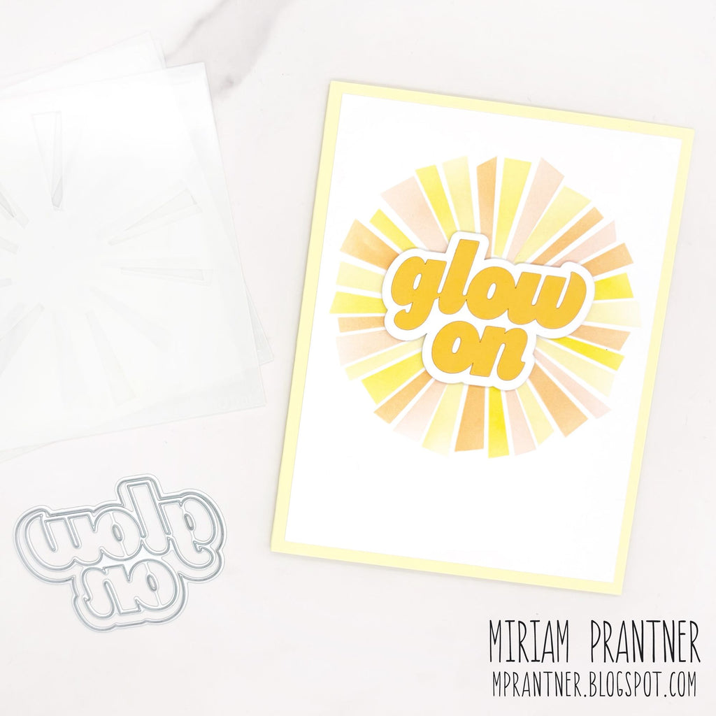 CZ Design Glow On Wafer Dies czd310c Shine On Glowing Glow On Card Miriam Prantner