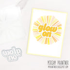 CZ Design Glow On Wafer Dies czd310c Shine On Glowing Glow On Card Miriam Prantner
