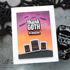 CZ Design I Want it All Stamptember 2026 Release set1362wa Halloween Card Sunset