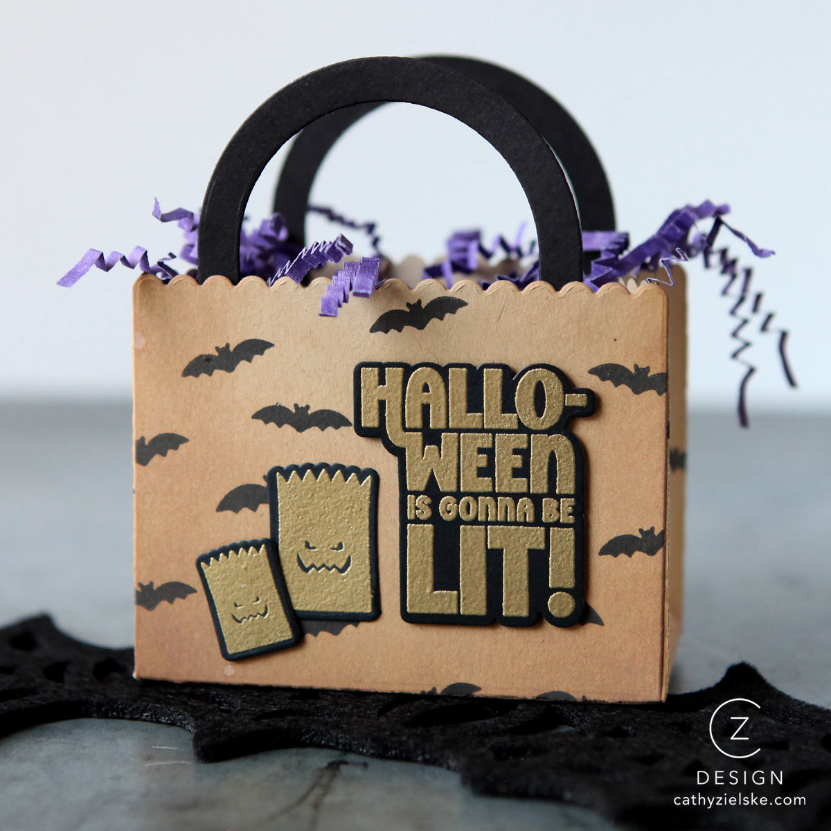CZ Design I Want it All Stamptember 2026 Release set1362wa Halloween Treat Bag