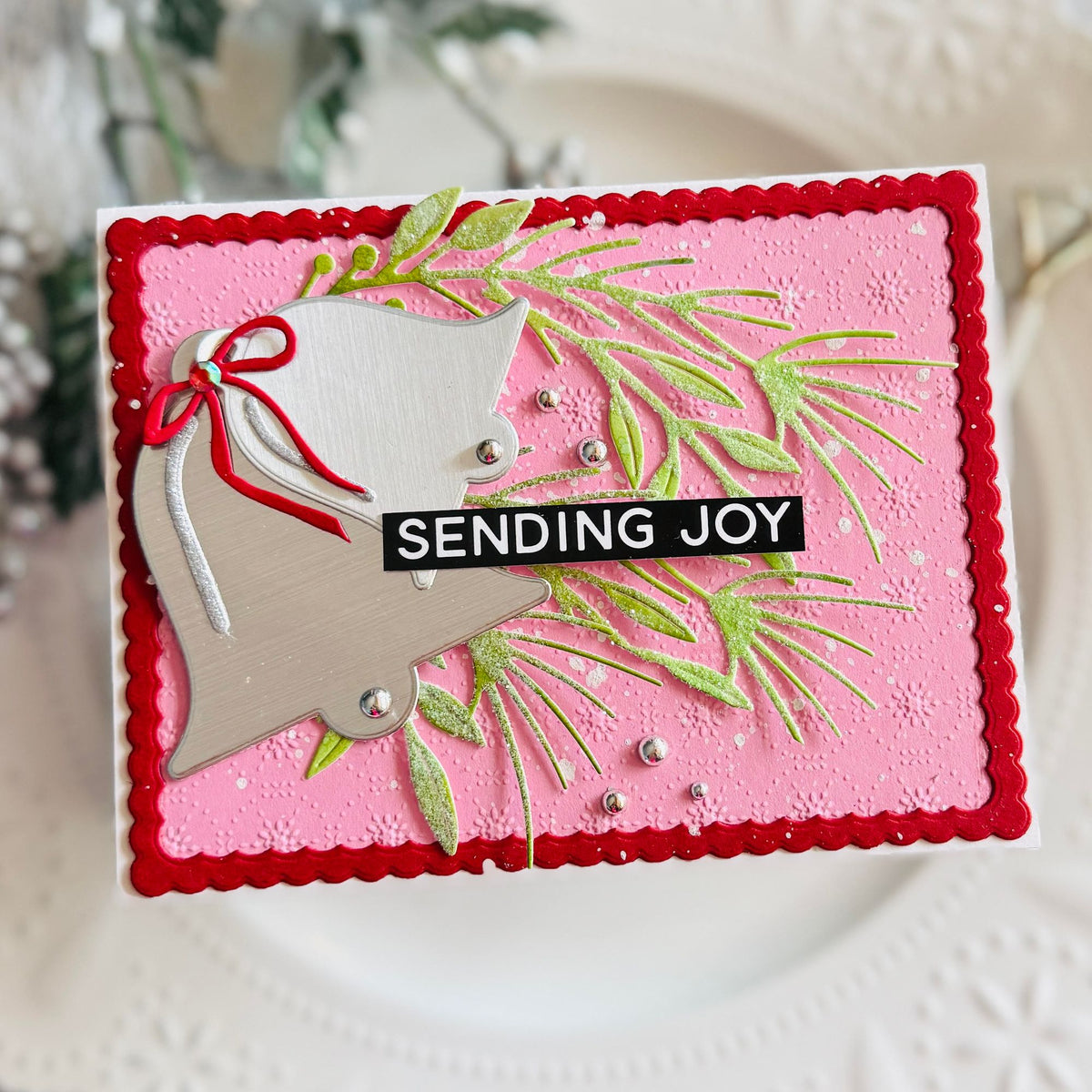 CZ Design Reverse Very Merry XL EZ Strips czez022 Sending Cheer Kailash Naidoo Christmas Bells Joy Card