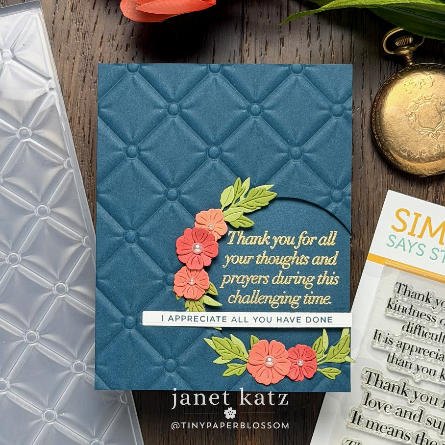 CZ Design Stamps and Dies Bereavement Thank Yous set1205bt In My Heart Bereavement Appreciation Card | color-code:ALT01
