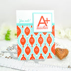 CZ Design Stamps and Dies Best Teacher Ever set1305bt Every Happiness Christine Okken A+ Card