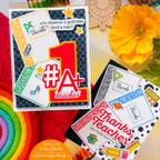 CZ Design Stamps and Dies Best Teacher Ever set1305bt Every Happiness  Keisha Charles Two Bright Teacher Cards | color-code:ALT11