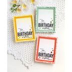 CZ Design Stamps and Dies Big Old Birthday Heather Hoffman Trio of Birthday Cards | color-code:ALT12